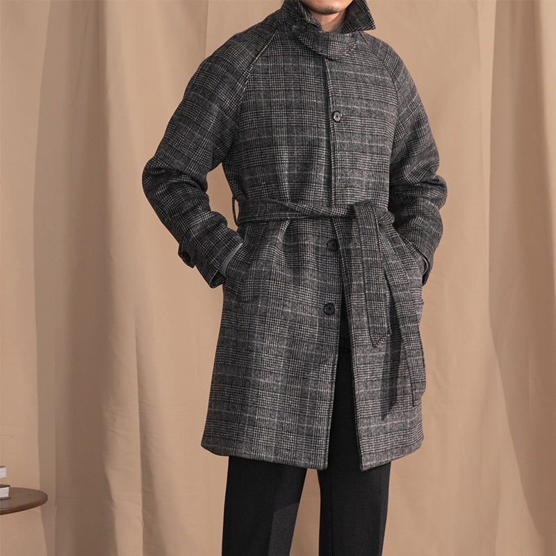 Men's Wool Warm Mid-length Coat