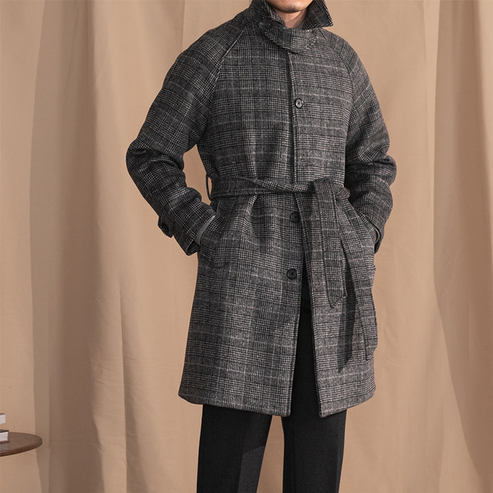 Men's Wool Warm Mid-length Coat