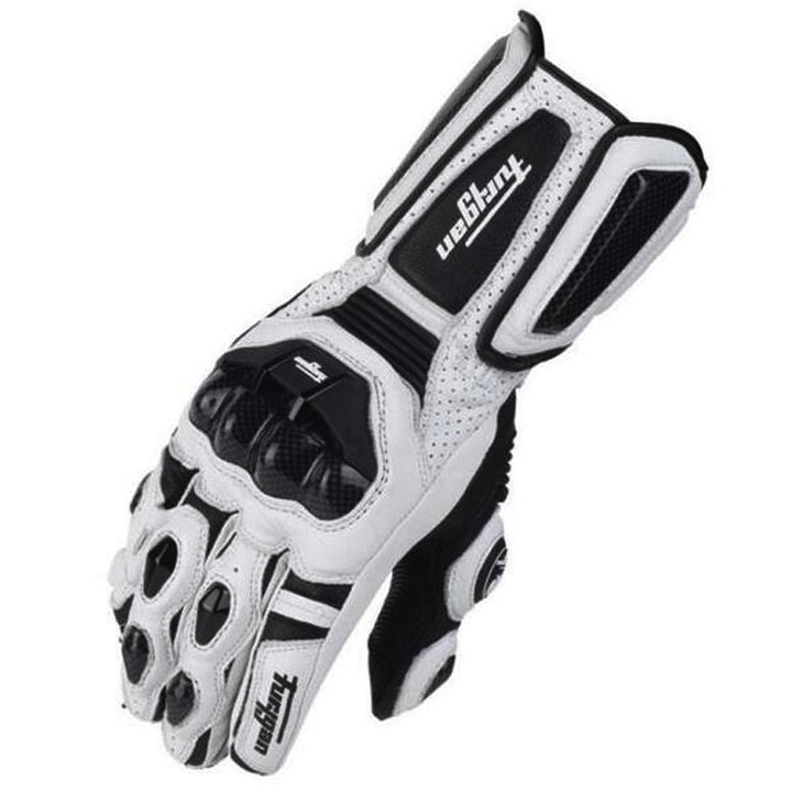 Motorcycle Leather Carbon Fiber Racing Riding Anti-fall Breathable Non-slip Gloves