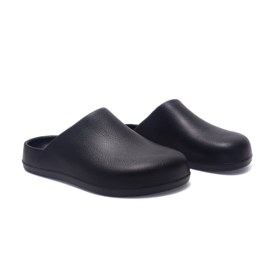 Men's Solid Color EVA Outer Wear Closed-toe Slippers