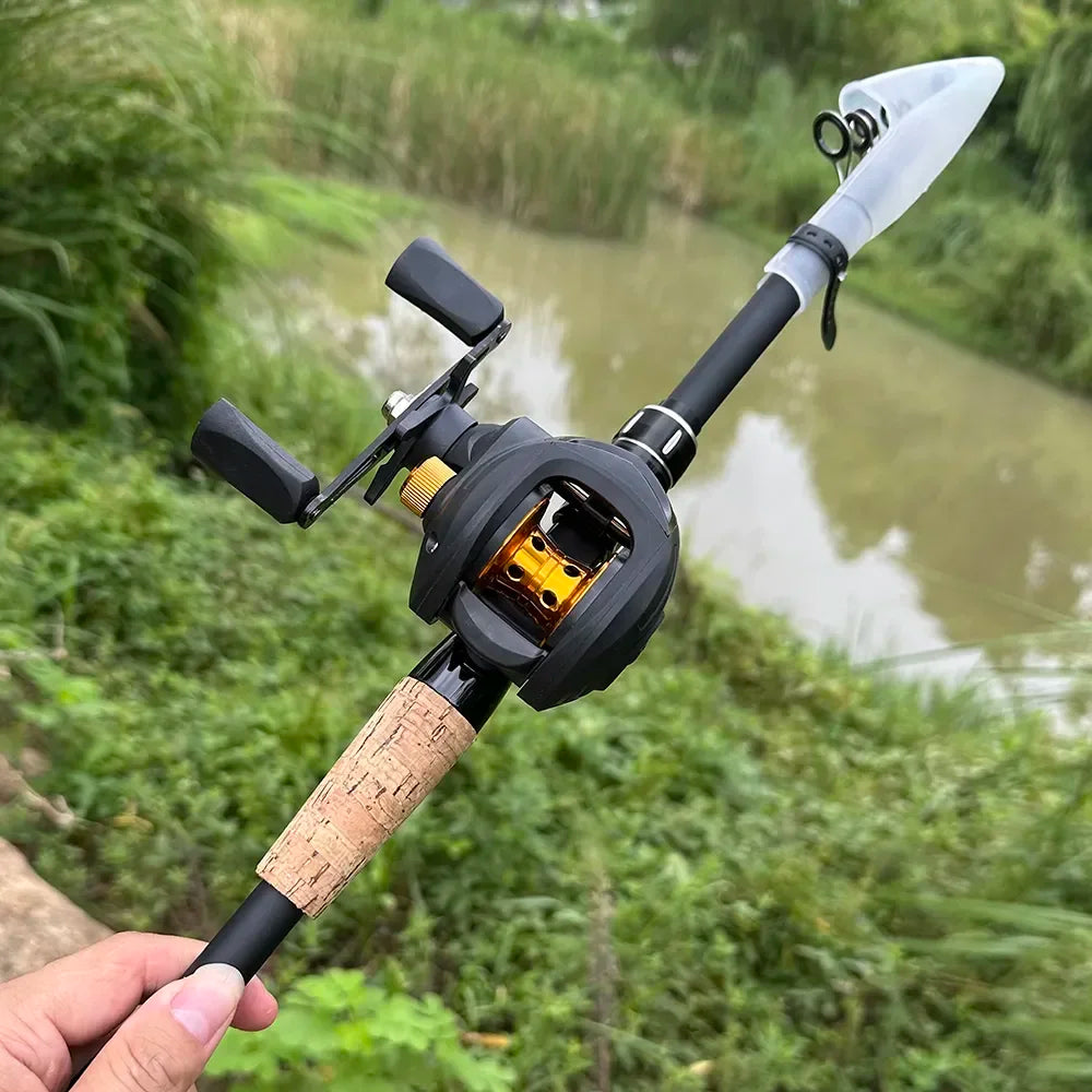 Telescopic Fishing Rod and Reel Combo