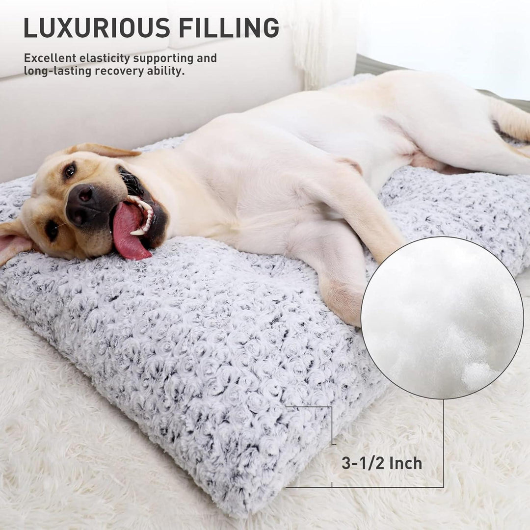 Washable Deluxe Plush Dog Bed