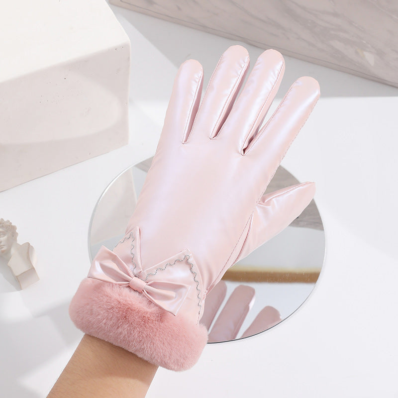 Women's Warm Thickened Velvet Gloves