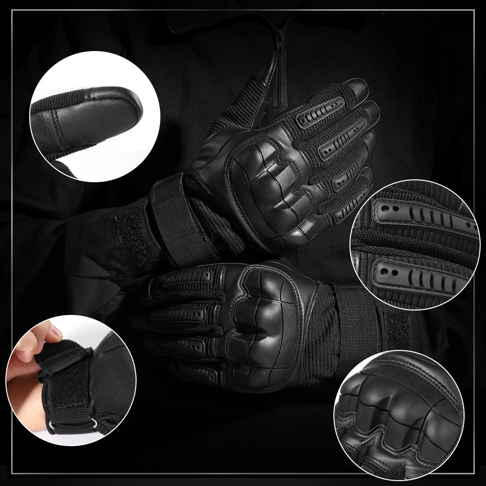 Touch Screen Tactical Full Finger Gloves