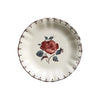 Size Color: 8 inch rose plate
