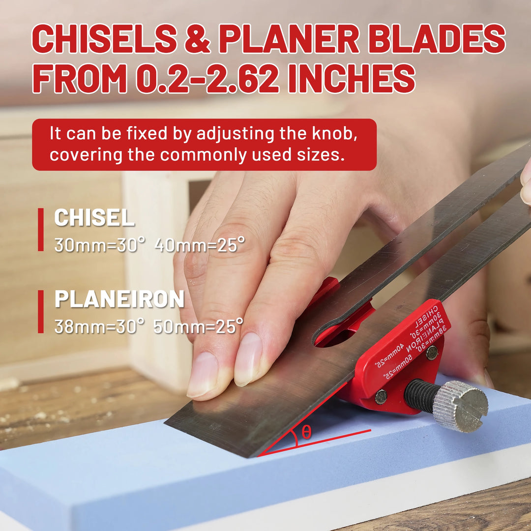 Precision Honing Guide for Woodworking Chisels & Planer Blades