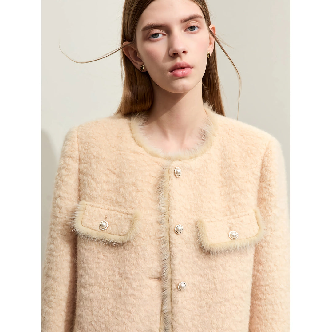 Elegant Minimalist Woolen Coat for Women - High Street Style