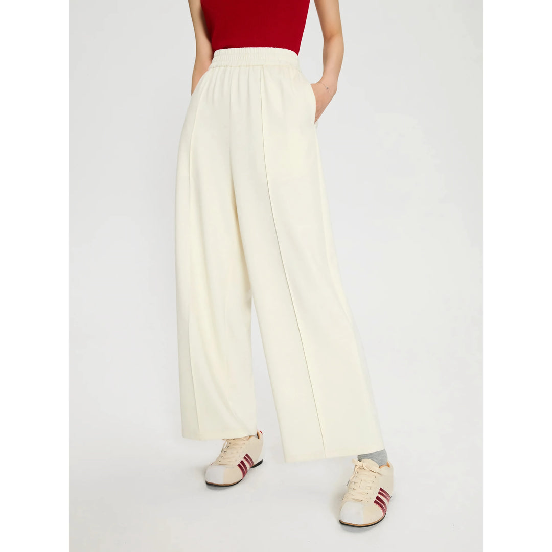 Women's High Waist Wide Leg Casual Pants for Autumn