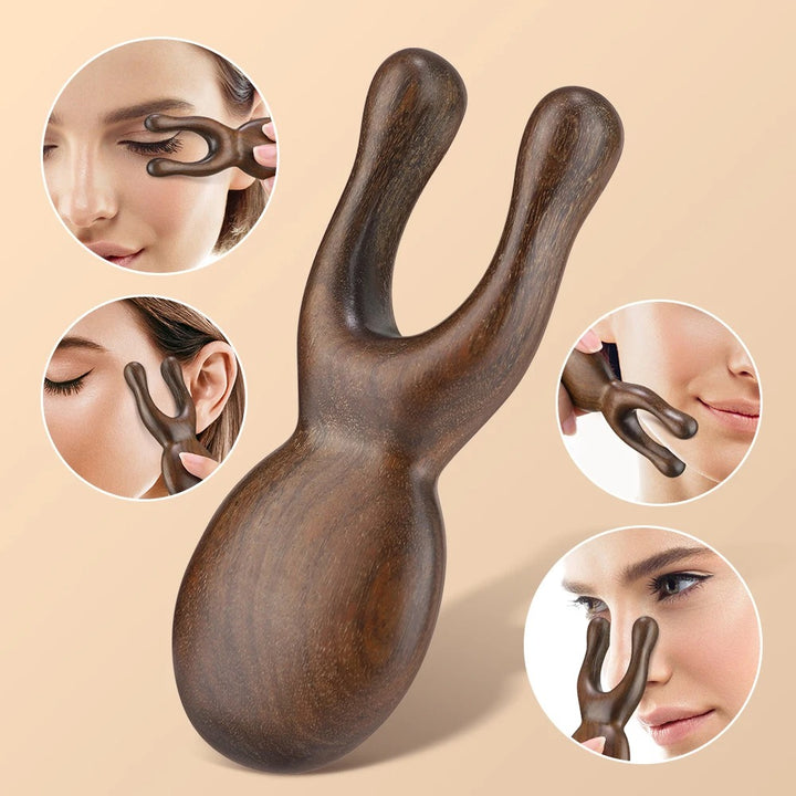 Golden Sandalwood Massage Stick for Eye and Facial Acupoint Relief