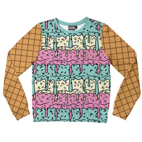 3D Geometric Pattern Printed Casual Oversize Round Neck Sweater
