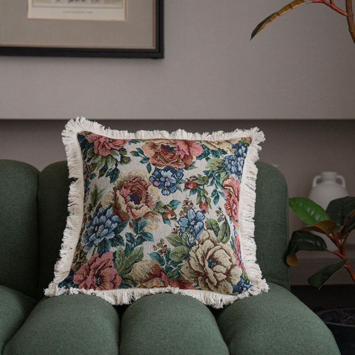 American Jacquard Multi-color Cushion Cover