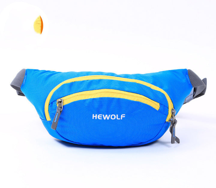 Male Wolf Outdoor Diagonal Running Waist Bag For Men And Women