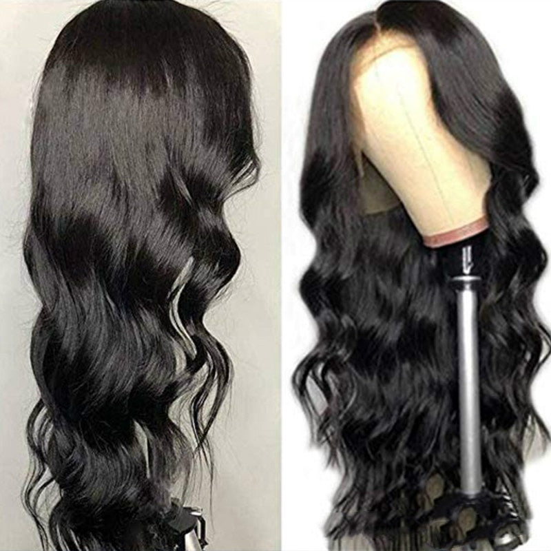 Big Wave Curly African Black Synthetic Wigs