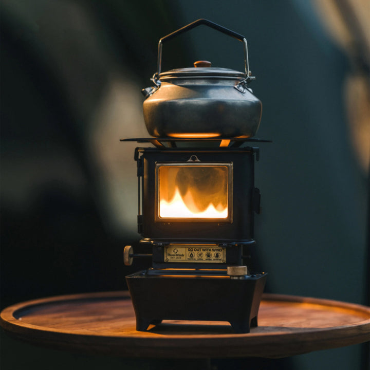 Portable Retro Oil Lamp Stove for Outdoor Camping & Picnics