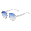 Lenses Color: White-Blue