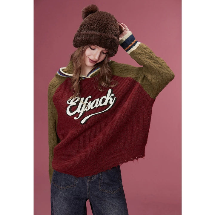 Christmas Gyaru Hooded Sweaters for Women