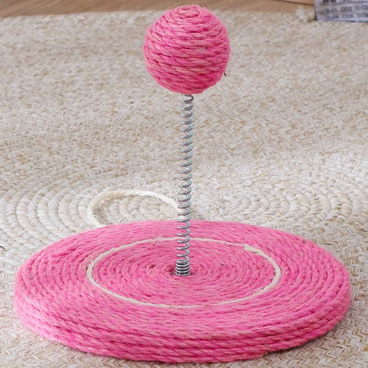 Cat Scratch Board with Sisal Ball Toy