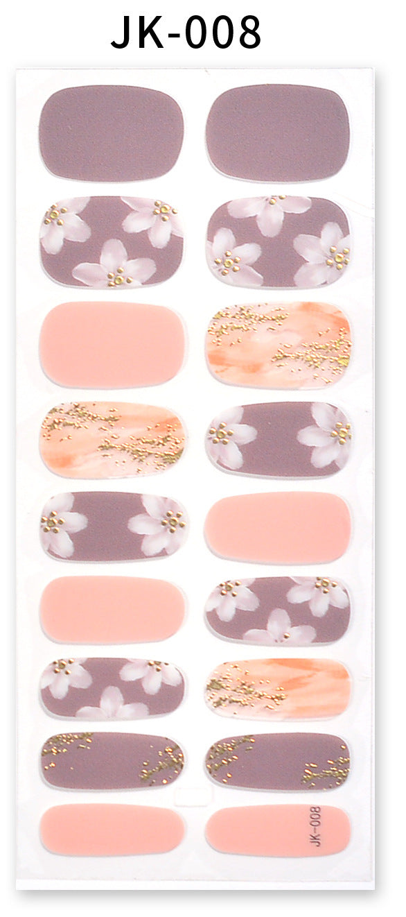 Gel Nail Stickers Bronzing 3D Nail Sticker