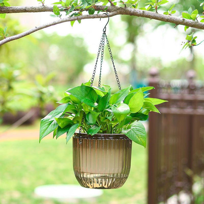 Self-Watering Hanging Flowerpot - Modern Hydroponic Planter