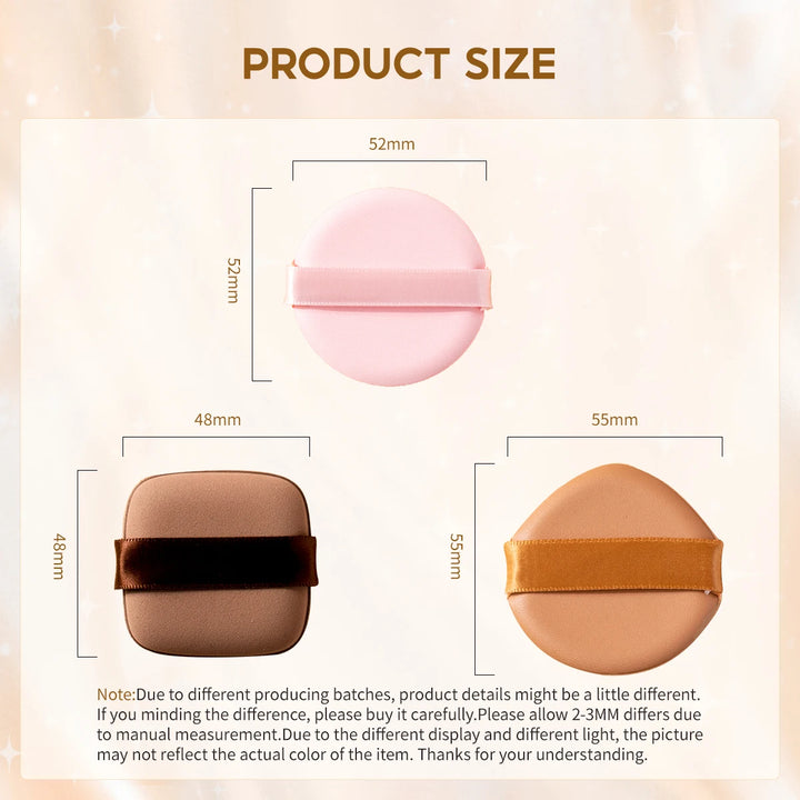 Soft Cotton Powder Puff Makeup Sponge