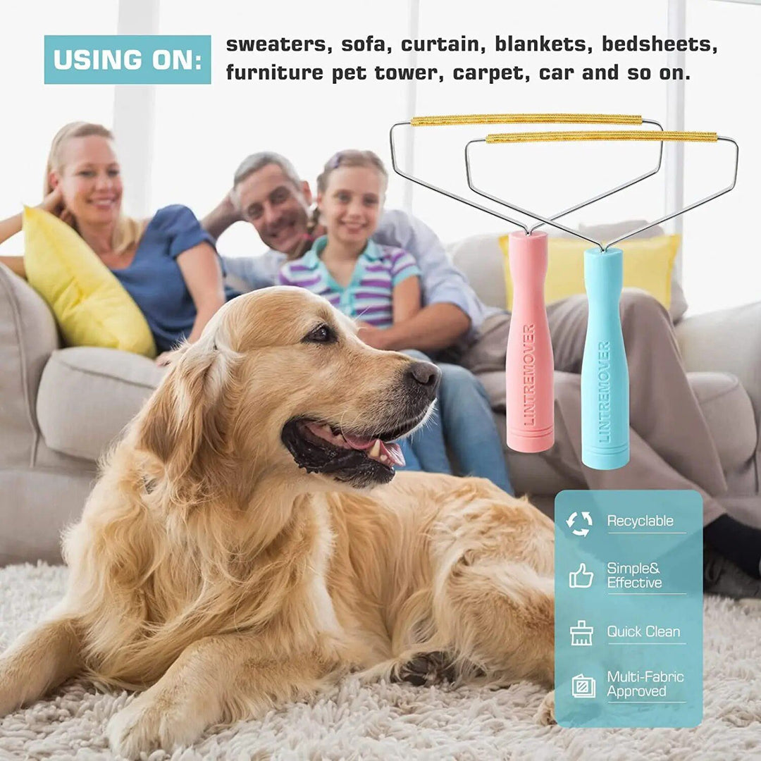 Efficient Lint and Pet Hair Remover, Multi-Surface Carpet and Fabric Cleaner