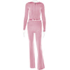 Color: Pink suit