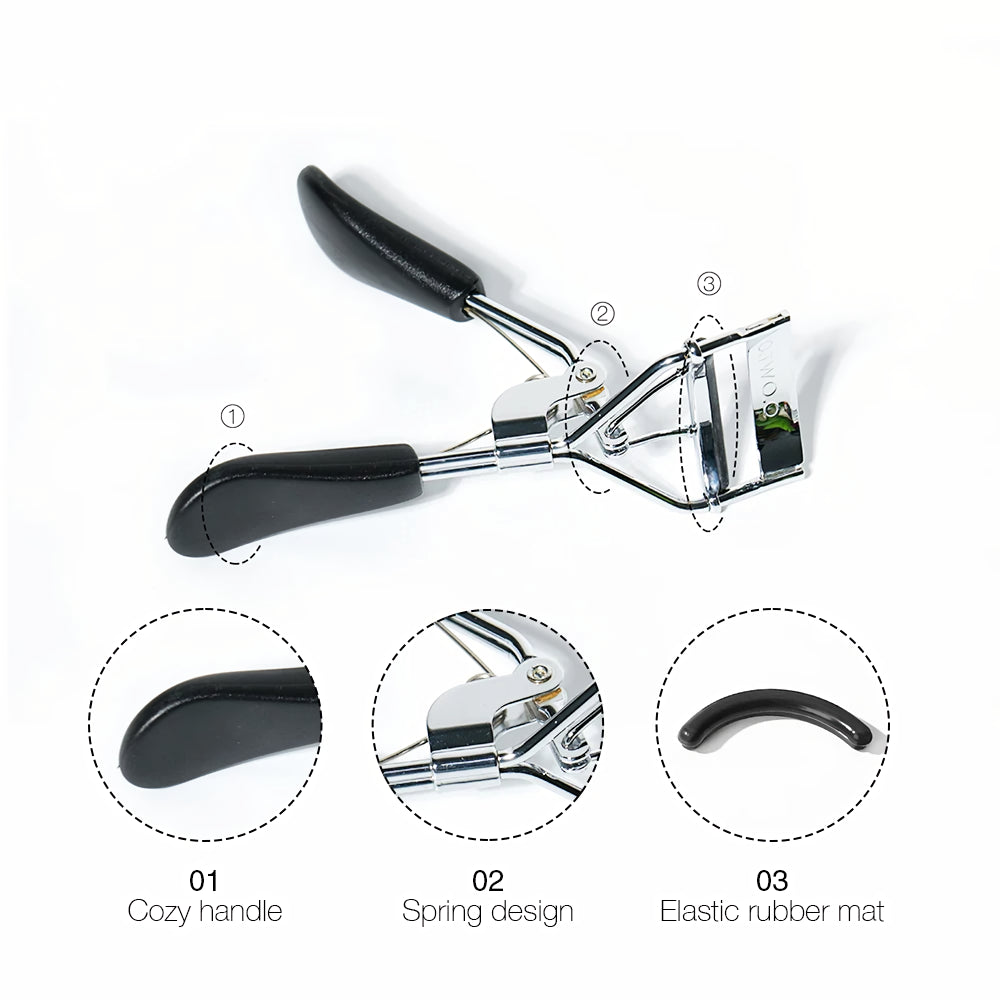 Professional Eyelash Curler with Silicone Pads