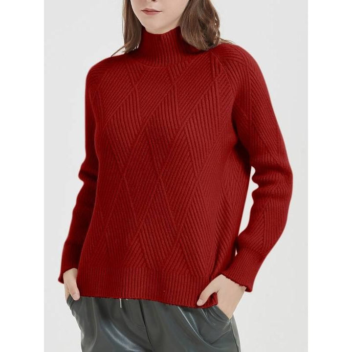 Classic Casual Knitted Turtleneck Sweater