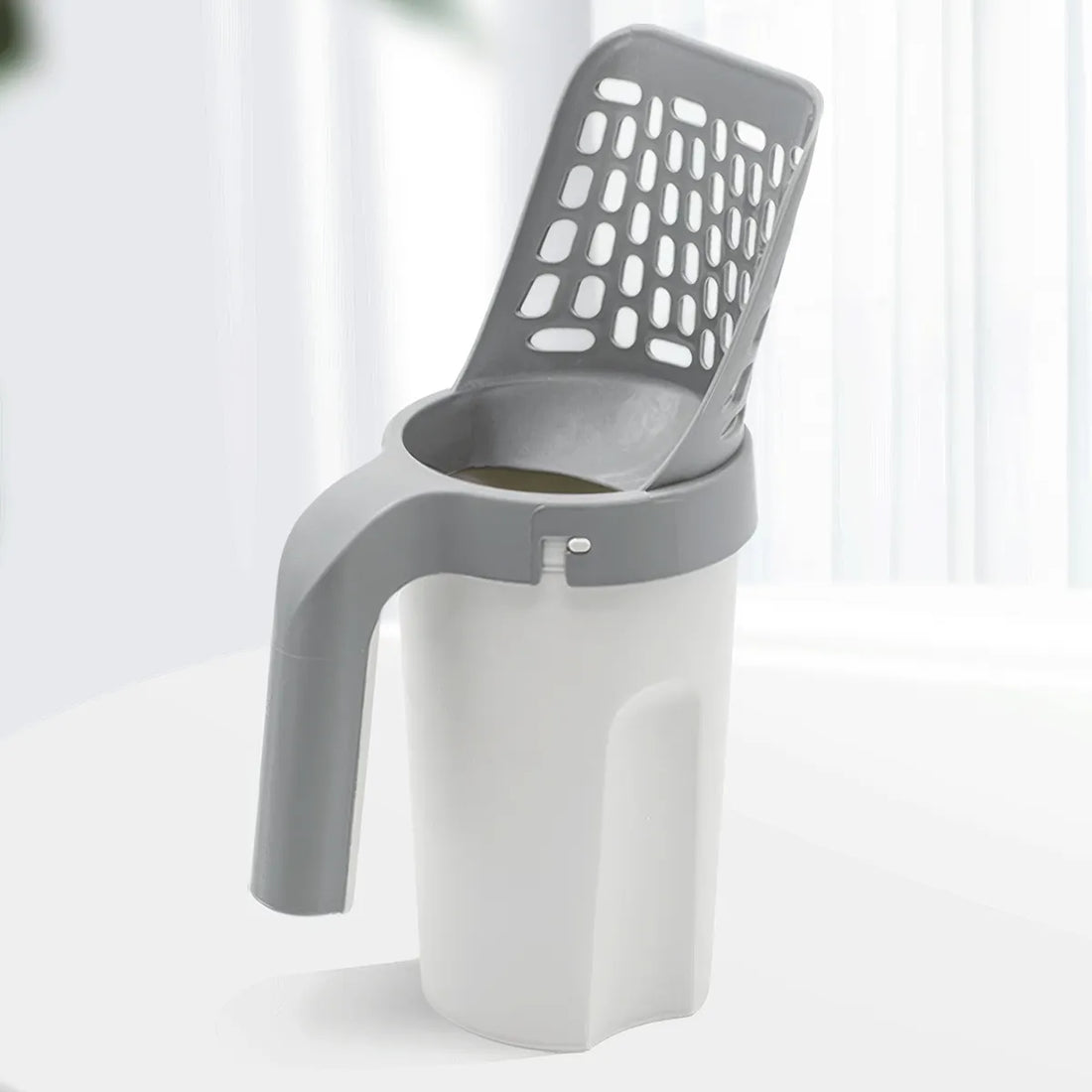 Cat Litter Scoop with Waste-Bag Holder