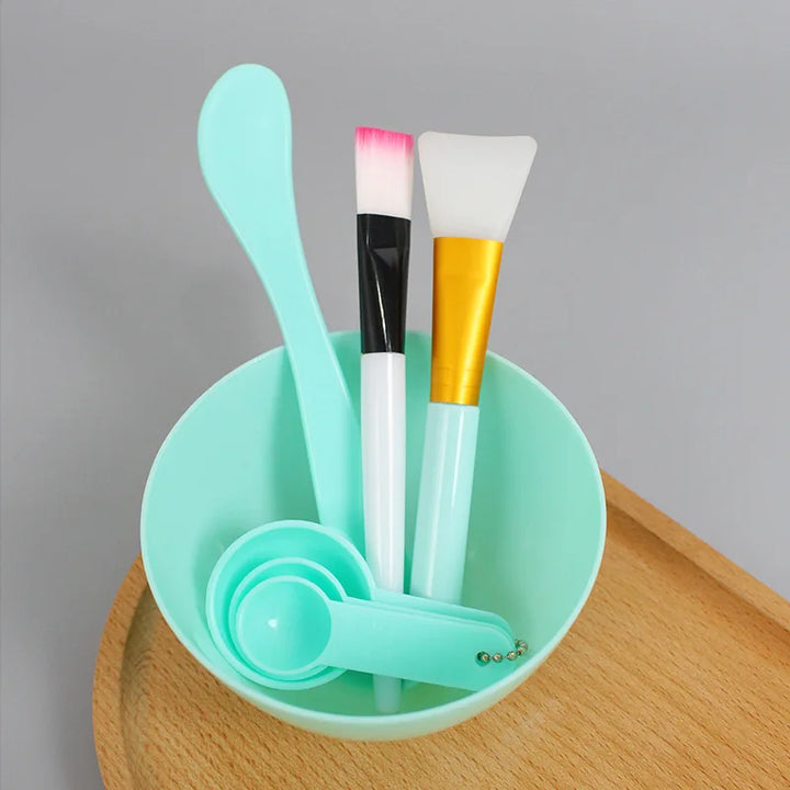 7-Piece Facial Mask Bowl & Brush Set