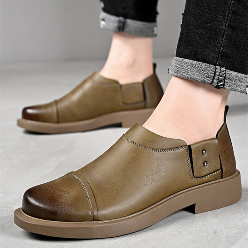 Vintage Casual Slip-On Dress Loafers for Men