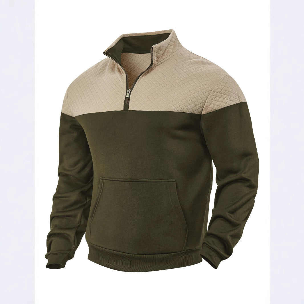 Men's Color Matching Fashion Casual Sweater