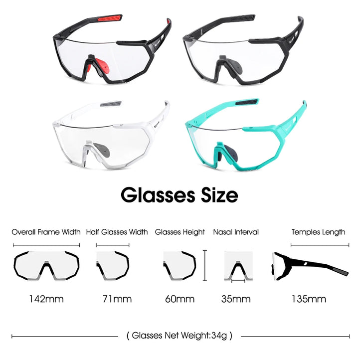 Photochromic Cycling Glasses for All Sports