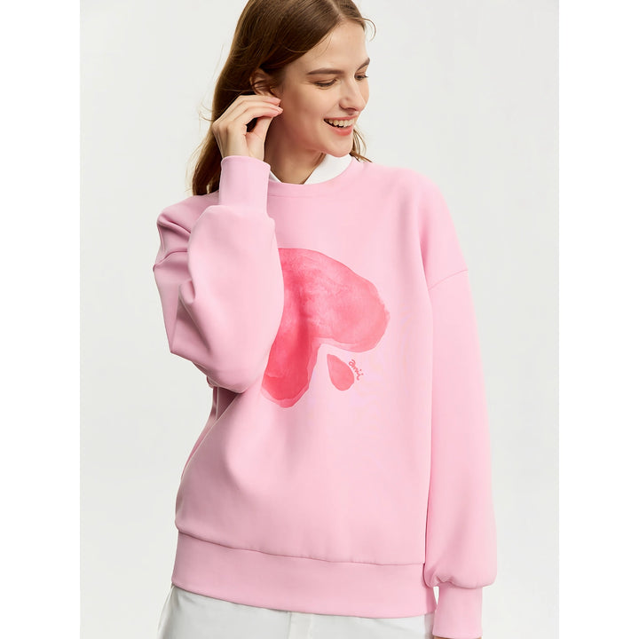 Women’s Minimalist Heart Print Hoodies