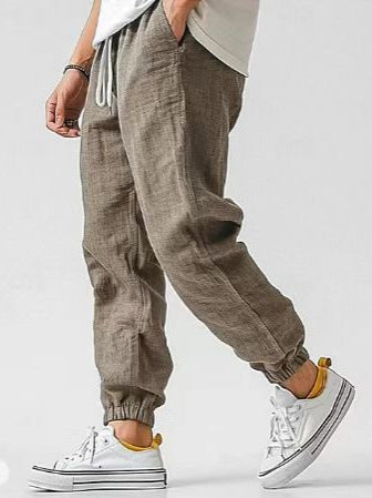 Outdoors Slim-fit Ankle Banded Slacks Men