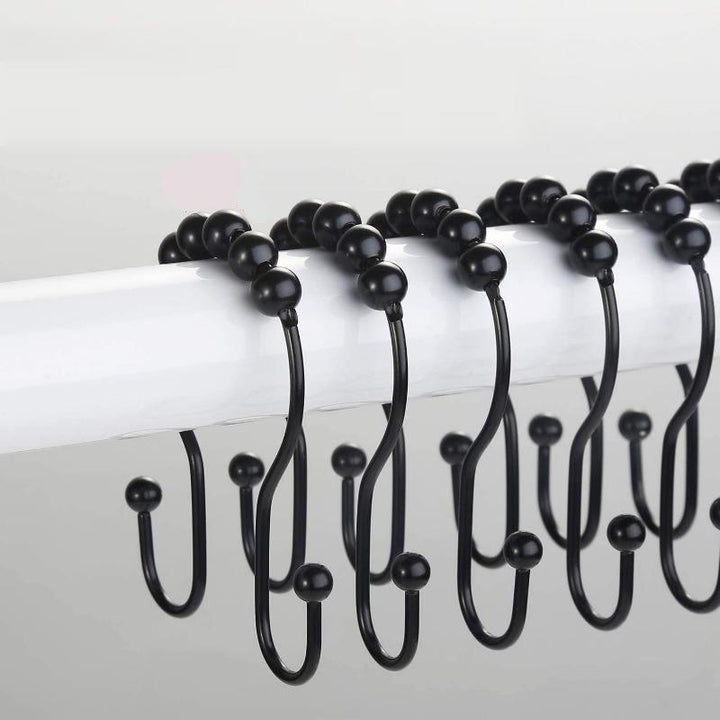 Stainless Steel Rust-Proof Shower Curtain Hooks