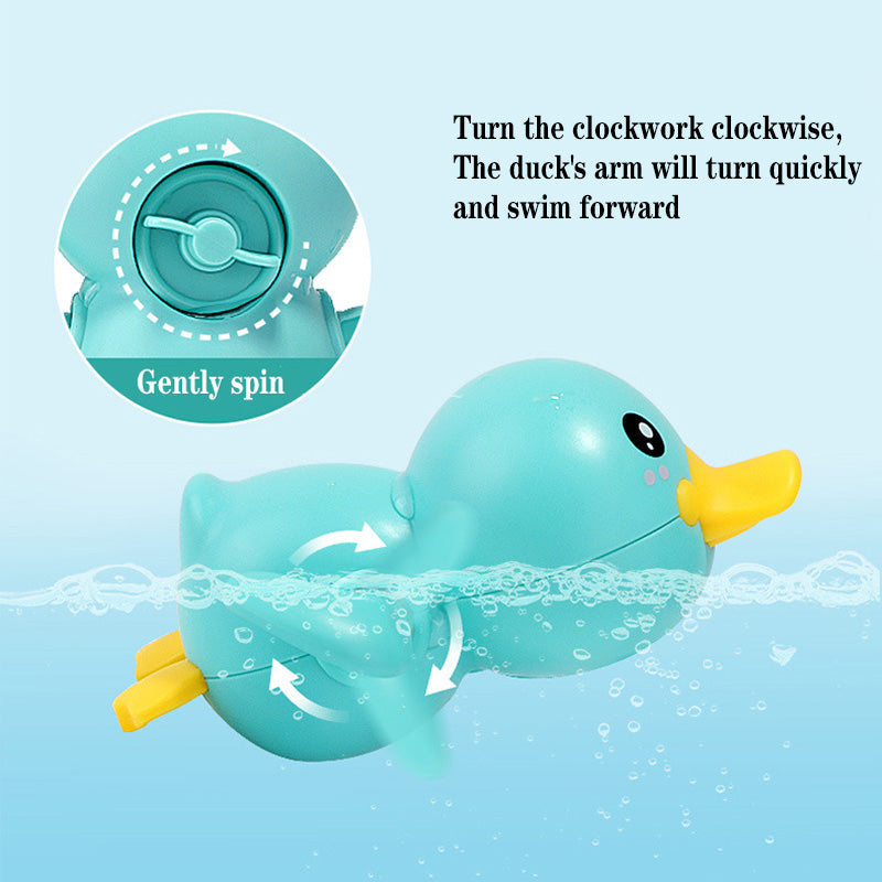 Classic Clockwork Bathing Ducks - Fun Baby Bath Toys for Ages 0-6