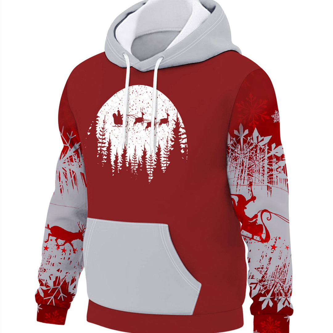 Men's Fashion Wear Sweater Christmas Digital Printing