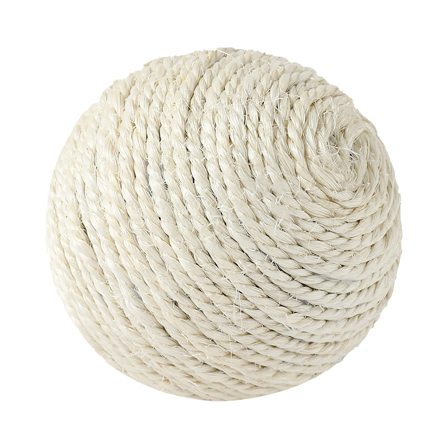 Interactive Sisal Ball Cat Toy with Sound