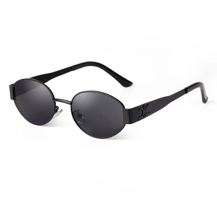 Trendy Retro Oval Sunglasses for Women