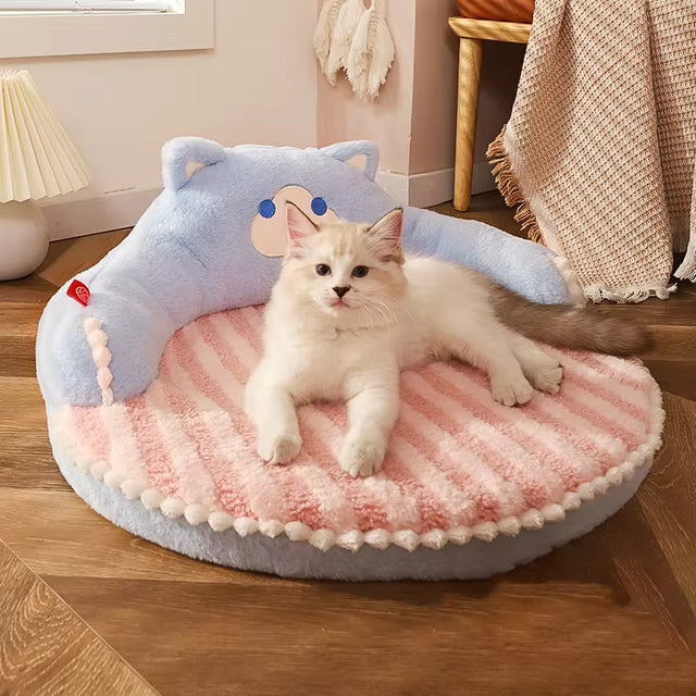 Cozy Bear-Shaped Cat Sofa Mat