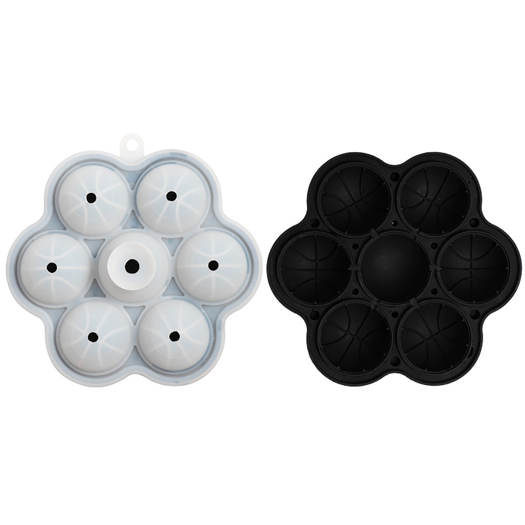 7-Hole Spherical Silicone Ice Mold