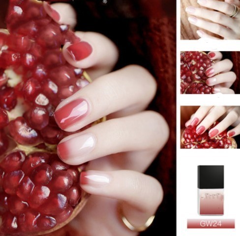 Temperature-changing Twilight Phototherapy Nail Polish Glue