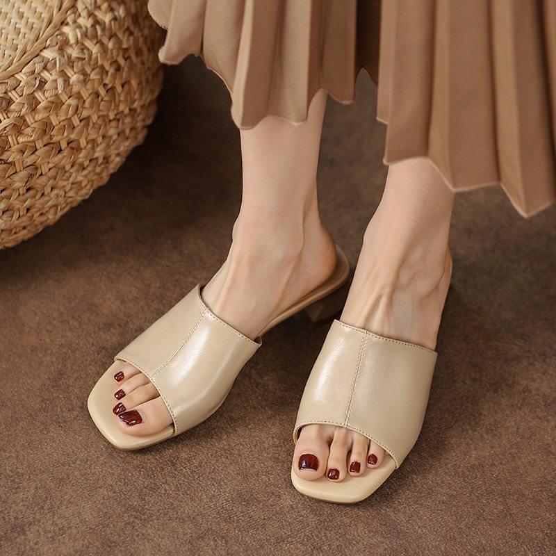 Women's Open-Toe Block-Heel Sandals