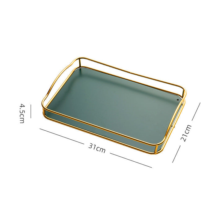 Household Rectangular Tea Tray Water Cup Storage Tray