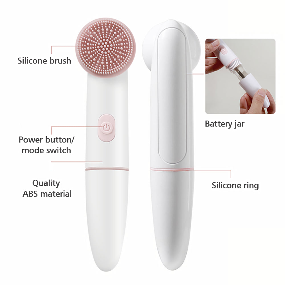 2-in-1 Electric Facial Cleansing Brush & Pore Cleanser