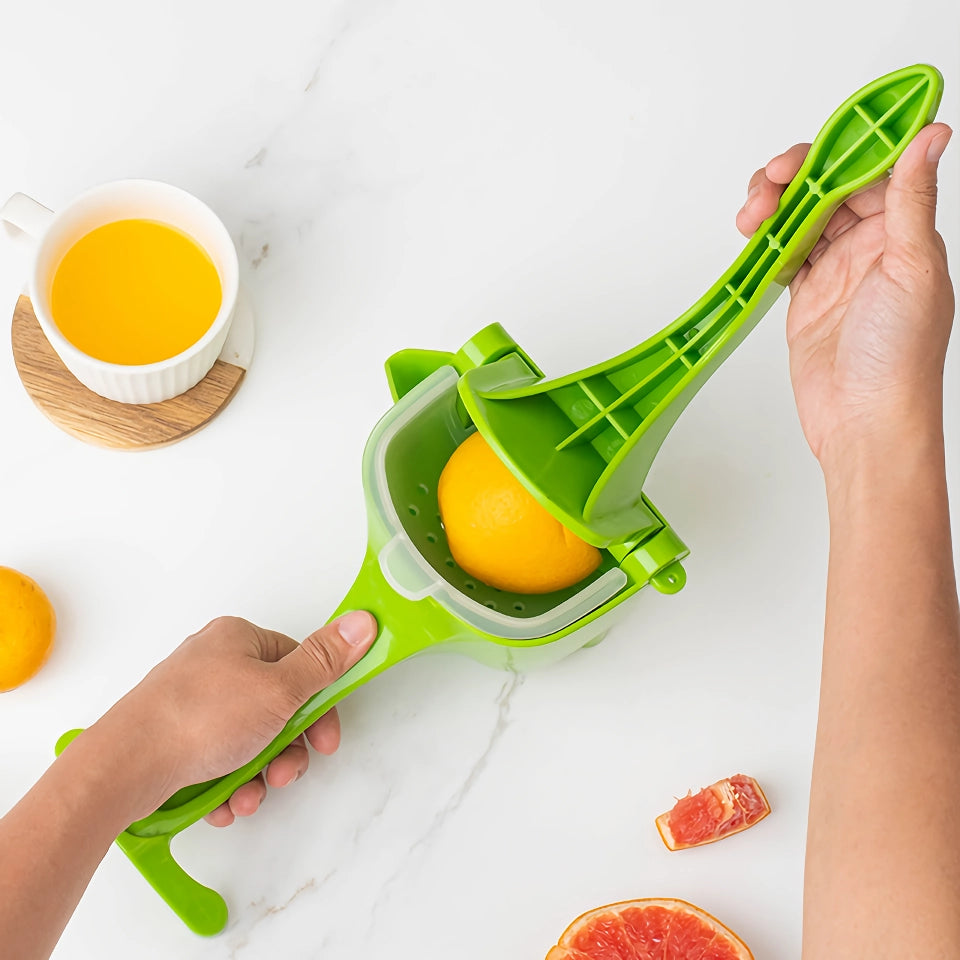 Portable Manual Juice Squeezer - Hand Pressure Citrus and Fruit Juicer