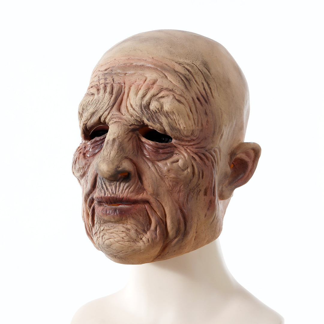 Halloween Horror Old Man Latex Mask Stage Performance Props