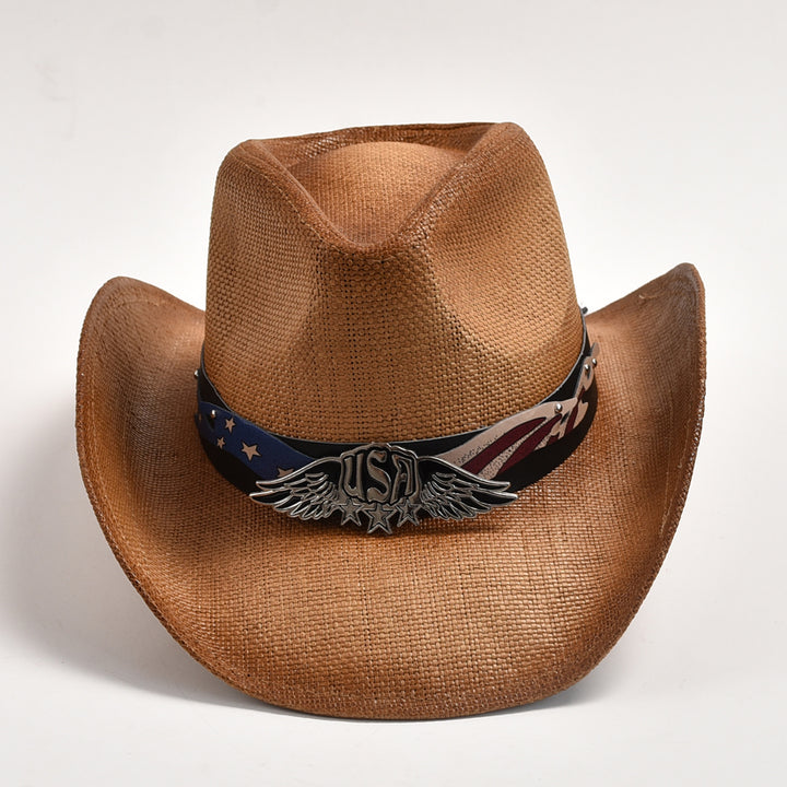 Stylish Straw Western Cowboy Hat for Men & Women