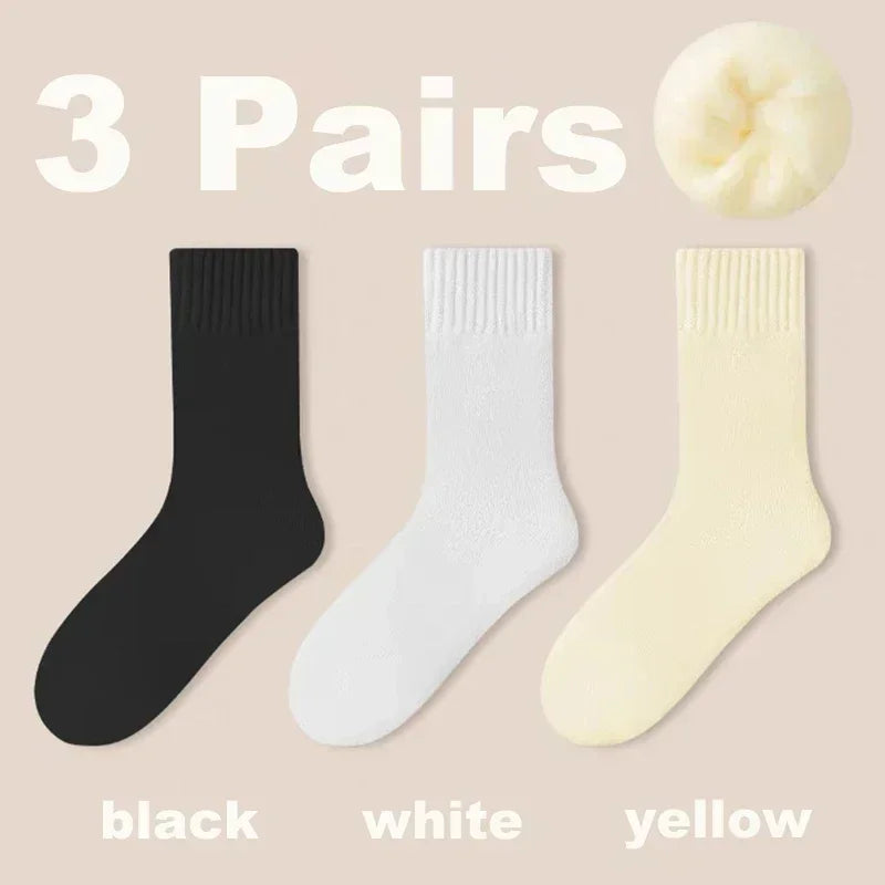 3 Pairs Women’s Cozy Wool Socks